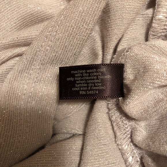 NWOT The Limited Pale Lavender Sparkle Top Sz L - Picture 7 of 8